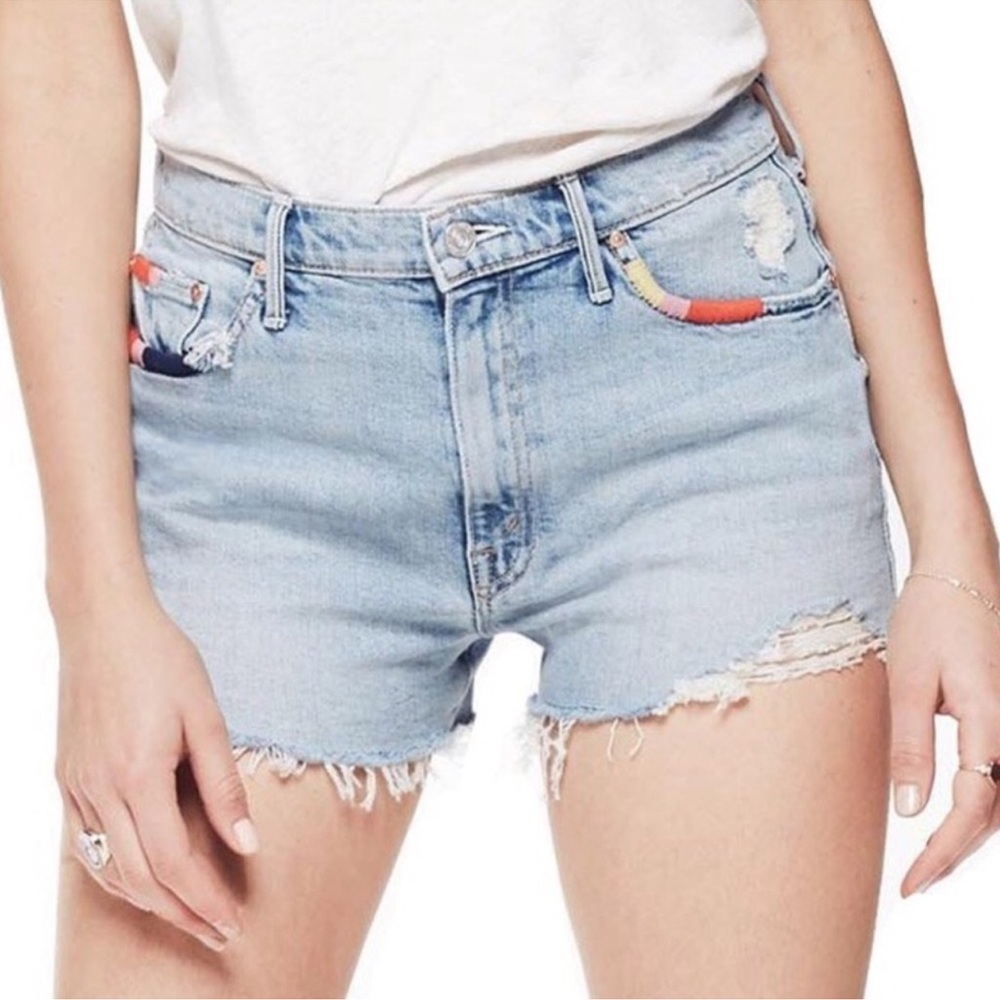 Mother superior easy does it jean shorts in thanks for nothin size 25!!